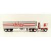 First Gear 60-1596 Kenworth K100 COE Truck with Reefer Trailer - Dickey Transport - Scale 1:64 