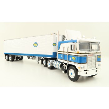 First Gear 60-1629 Kenworth K100 COE Truck with Reefer Trailer - Shaffer Trucking - Scale 1:64