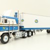 First Gear 60-1629 Kenworth K100 COE Truck with Reefer Trailer - Shaffer Trucking - Scale 1:64
