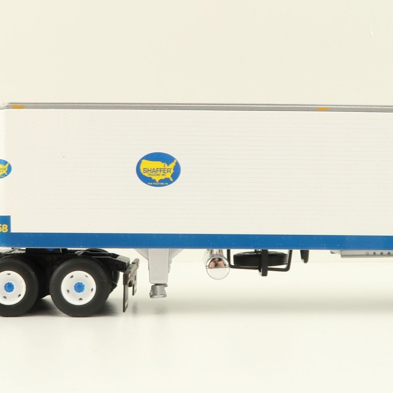 First Gear 60-1629 Kenworth K100 COE Truck with Reefer Trailer - Shaffer Trucking - Scale 1:64