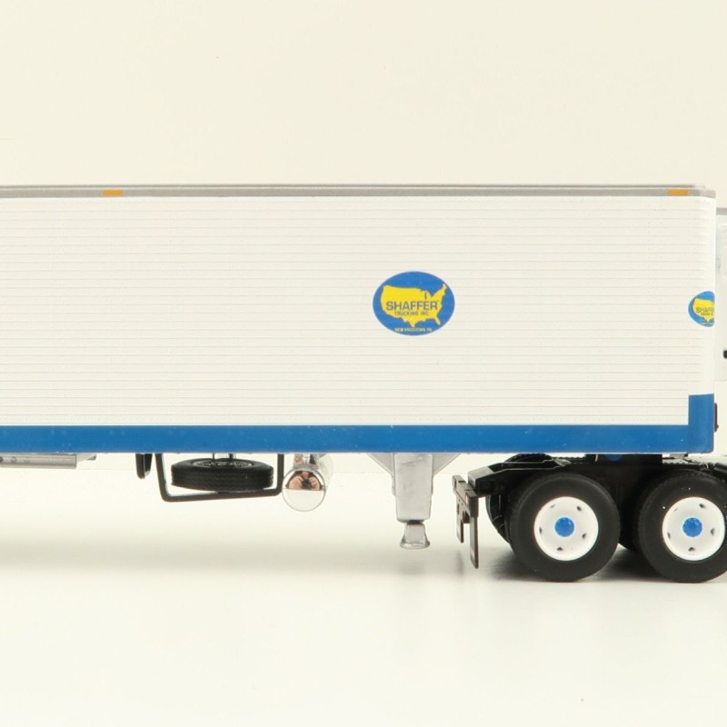 First Gear 60-1629 Kenworth K100 COE Truck with Reefer Trailer - Shaffer Trucking - Scale 1:64