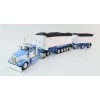 First Gear 60-1633 Kenworth W900L Day Cab & East Manufacturing Michigan Series 31' and 20' End Dump Trailers Wisteria & White  Scale 1:64
