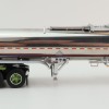 First Gear 60-1640 White Western Star 4900 with 36 Vintage Sleeper & Brenner Chemical Tank Trailer Dark Green & Olive Scale 1:64