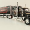 First Gear 68-1691 - Kenworth W900L Studio Sleeper & 53' Utility Trailer Kenworth 100th Anniversary - Scale 1:64