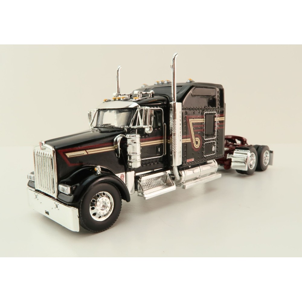 First Gear 68-1691 - Kenworth W900L Studio Sleeper & 53' Utility Trailer Kenworth 100th Anniversary - Scale 1:64