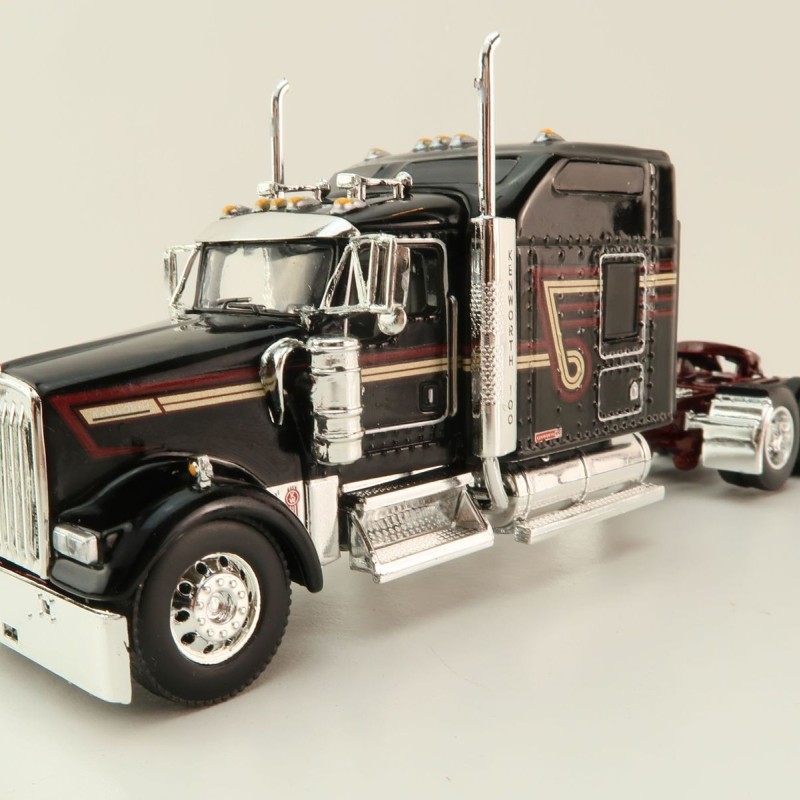 First Gear 68-1691 - Kenworth W900L Studio Sleeper & 53' Utility Trailer Kenworth 100th Anniversary - Scale 1:64