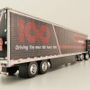 First Gear 68-1691 - Kenworth W900L Studio Sleeper & 53' Utility Trailer Kenworth 100th Anniversary - Scale 1:64