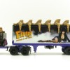 First Gear 69-0880 Custom Mack Super-Liner Truck with 40' Dry Goods Trailer Elvira Mistress of the Dark 40 Years - Scale 1:64