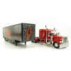 First Gear 69-1063 Peterbilt 389 Truck with Kentucky Moving Trailer - AC/DC: Power/Up Red - Scale 1:64