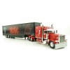 First Gear 69-1063 Peterbilt 389 Truck with Kentucky Moving Trailer - AC/DC: Power/Up Red - Scale 1:64
