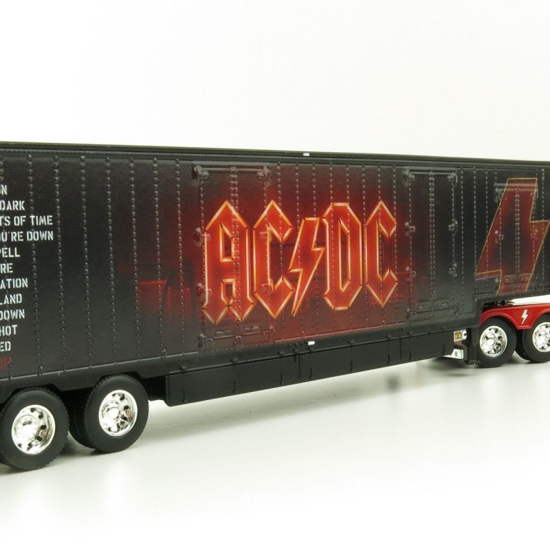 First Gear 69-1063 Peterbilt 389 Truck with Kentucky Moving Trailer - AC/DC: Power/Up Red - Scale 1:64