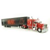 First Gear 69-1063 Peterbilt 389 Truck with Kentucky Moving Trailer - AC/DC: Power/Up Red - Scale 1:64