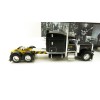 First Gear 69-1064 Peterbilt 389 Truck with Kentucky Moving Trailer - AC/DC: Power/Up Black - Scale 1:64
