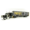 First Gear 69-1064 Peterbilt 389 Truck with Kentucky Moving Trailer - AC/DC: Power/Up Black - Scale 1:64