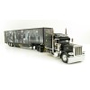 First Gear 69-1064 Peterbilt 389 Truck with Kentucky Moving Trailer - AC/DC: Power/Up Black - Scale 1:64