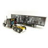 First Gear 69-1064 Peterbilt 389 Truck with Kentucky Moving Trailer - AC/DC: Power/Up Black - Scale 1:64