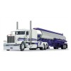 First Gear 69-1297 Peterbilt 389 Truck with Heil Fuel Tank Trailer BIG RIGS 8 PMI Snow White - Scale 1:64