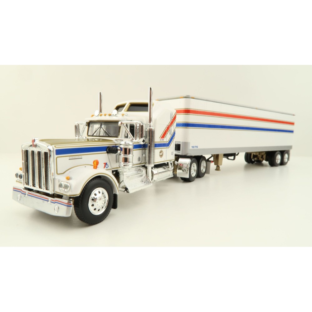 First Gear 69-1605 Kenworth W900A Truck and Trailer with Reefer - VIT200 Bicentennial - Scale 1:64