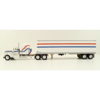 First Gear 69-1605 Kenworth W900A Truck and Trailer with Reefer - VIT200 Bicentennial - Scale 1:64