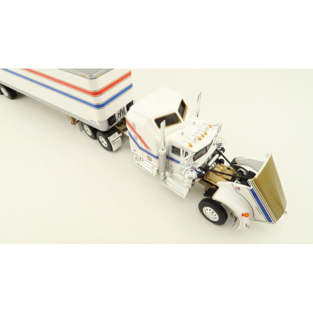 First Gear 69-1605 Kenworth W900A Truck and Trailer with Reefer - VIT200 Bicentennial - Scale 1:64