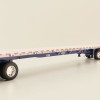 First Gear 69-1657 - Kenworth K100 COE with Aerodyne Sleeper & 53' Wilson Roadbrute Flatbed Trailer Liberty - Scale 1:64