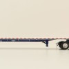 First Gear 69-1657 - Kenworth K100 COE with Aerodyne Sleeper & 53' Wilson Roadbrute Flatbed Trailer Liberty - Scale 1:64