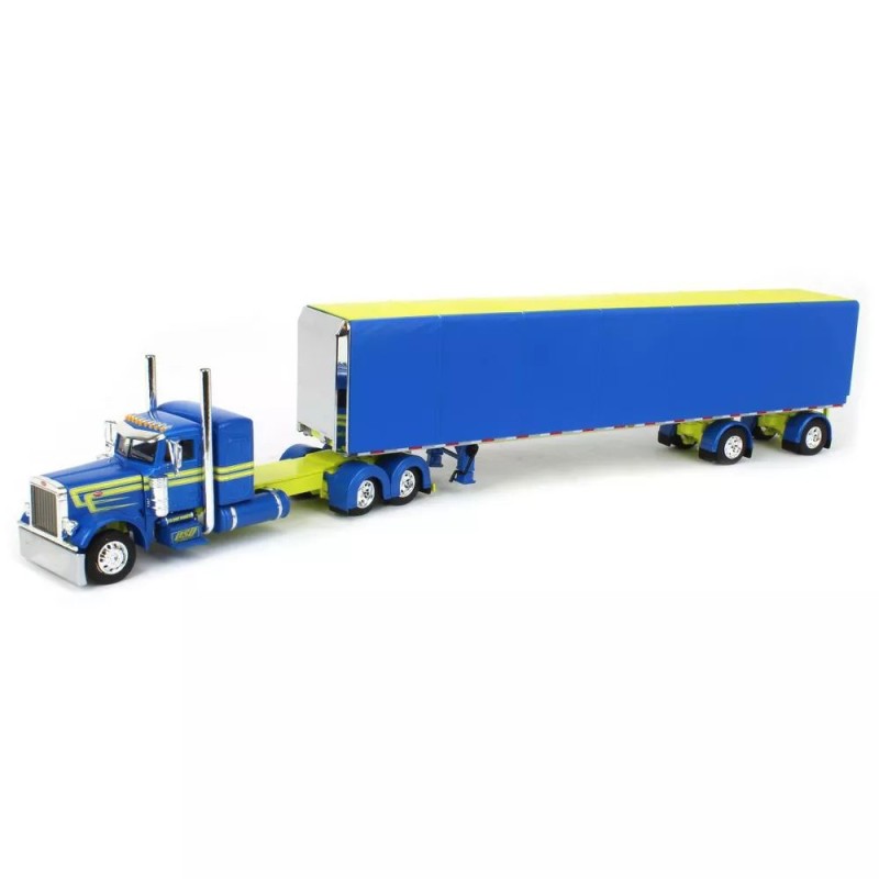 First Gear 69-1679 Peterbilt 379 Truck with Utility Roll Tarp Trailer - DSD Transport - Big Rigs No 12 - Scale 1:64