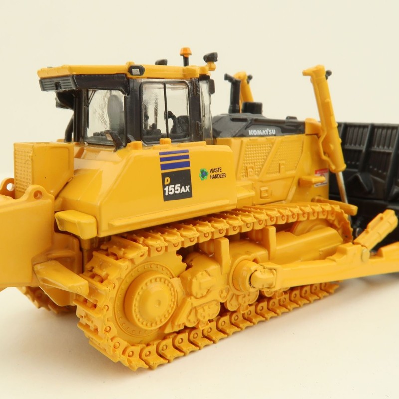 First Gear 80-0347 Komatsu D155-AX-8 Dozer Waste Handler - Scale 1:87