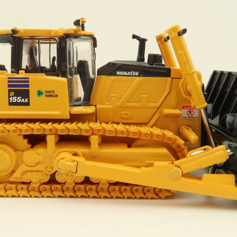 First Gear 80-0347 Komatsu D155-AX-8 Dozer Waste Handler - Scale 1:87