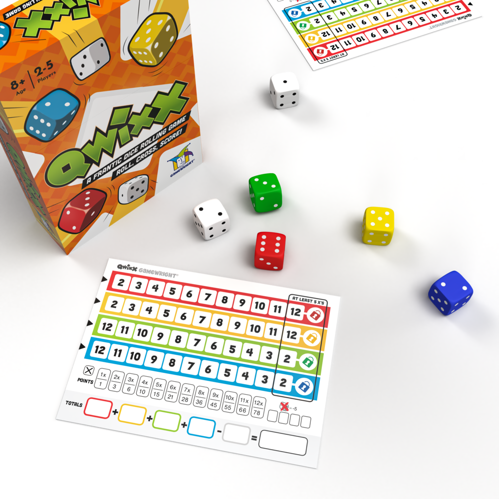 Gamewright - QWIXX Dice Game