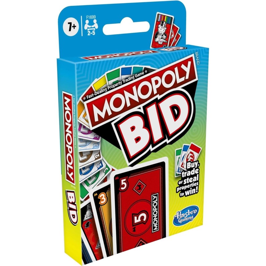 Hasbro Games - Monopoly Bid Card Game