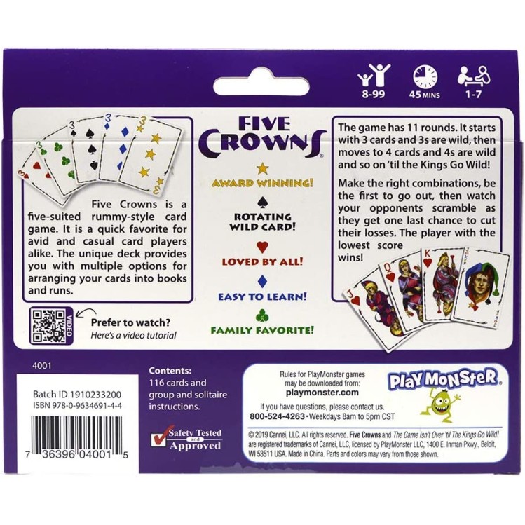 SET Enterprises / Everest -  Five Crowns Card Game