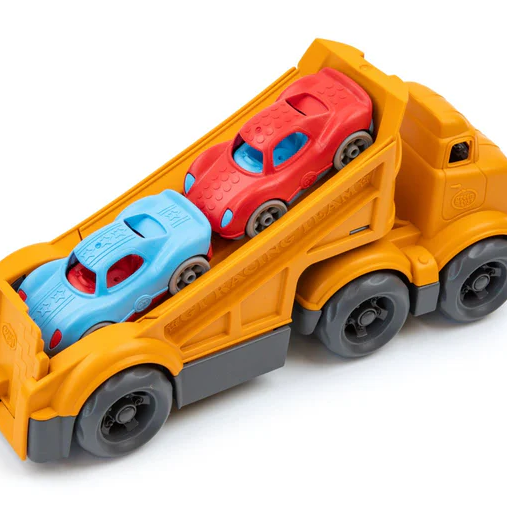 Green Toys - Racing Truck with 2 Racer Cars