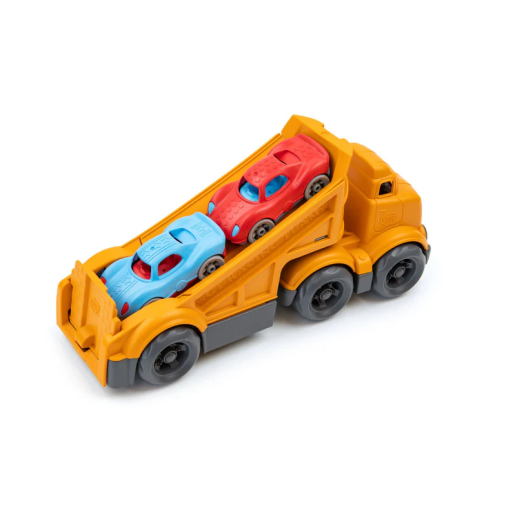 Green Toys - Racing Truck with 2 Racer Cars