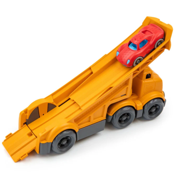 Green Toys - Racing Truck with 2 Racer Cars