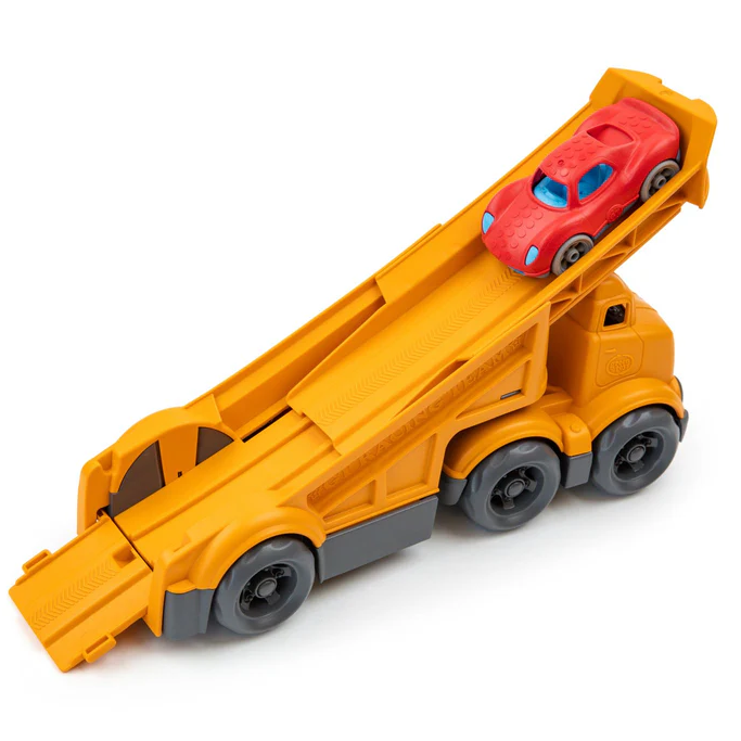 Green Toys - Racing Truck with 2 Racer Cars