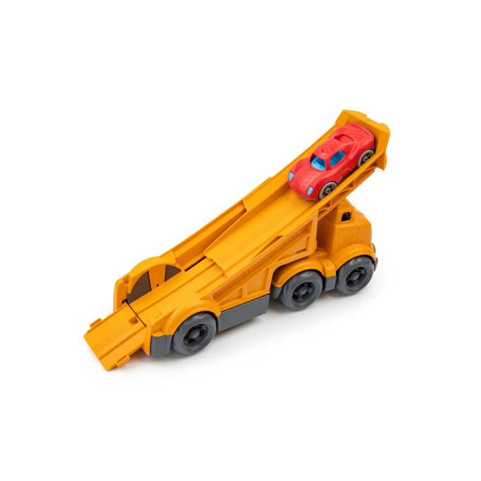 Green Toys - Racing Truck with 2 Racer Cars