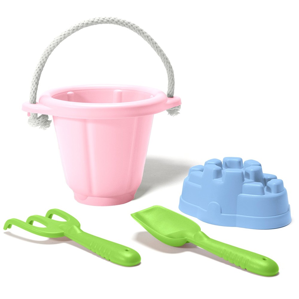 Green Toys - Sand Play Set 4 Pieces Pink Girl