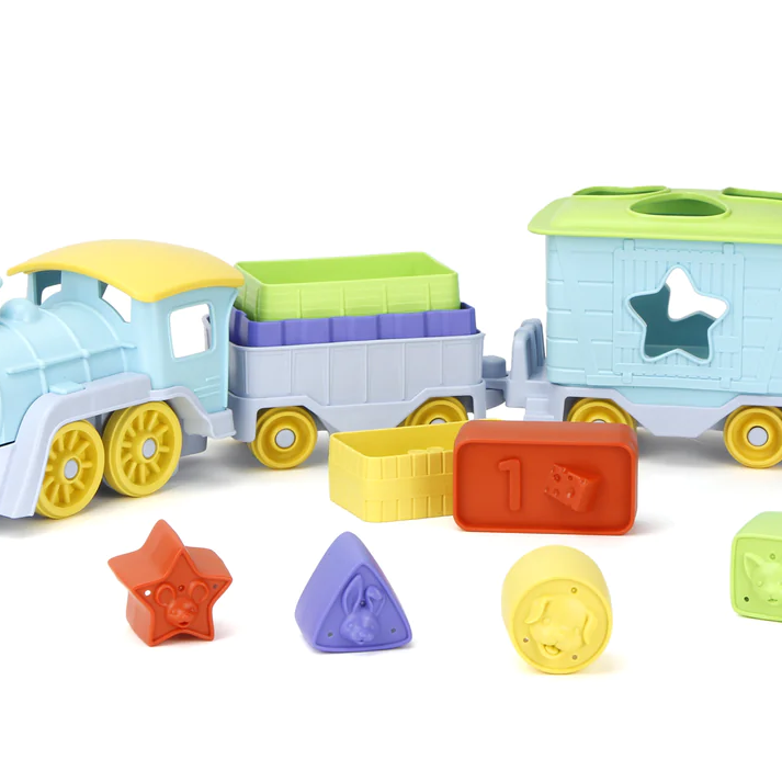Green Toys - Stack & Sort Train Set
