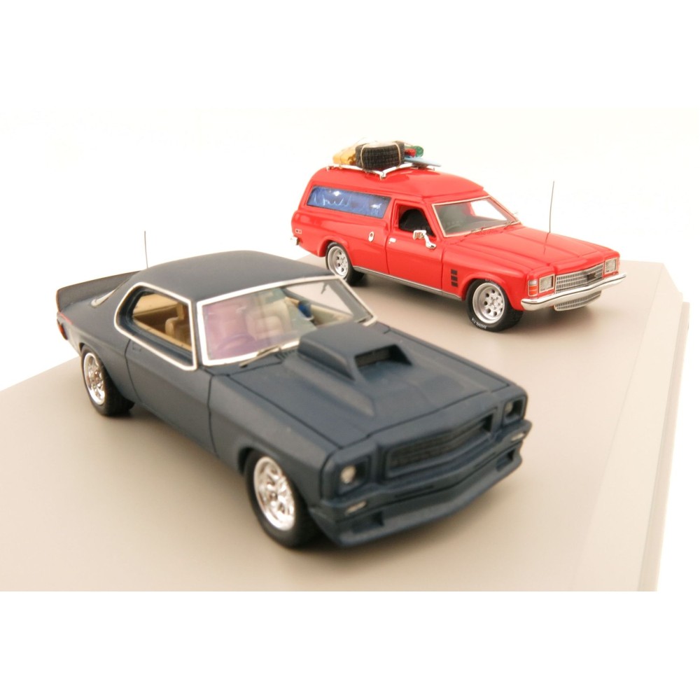 ACE Models ACE-MM2 - Mad Max Holden HQ Nightrider MFP & Holden HJ Panel Van Twin Set - Scale 1:64