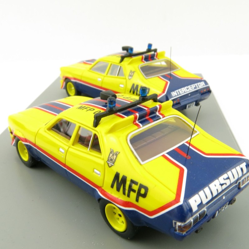 ACE Model Cars - Ford Falcon V8 Interceptors XA & XB Pursuit Cars Big Bopper & March Hare MFPs Twin Set - Scale 1:64