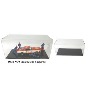 DDA - Acrylic Display Show Case 43cm L x 21cm W x 19.5 H Suits 1:12, 1:18, 1:24, 1:43, 1:32, 1:64, 1:50