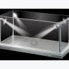 DDA Display Case Box Show Case with LED Light Silver Base for Diecast Models 1:18