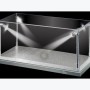 DDA Display Case Box Show Case with LED Light Silver Base for Diecast Models 1:18