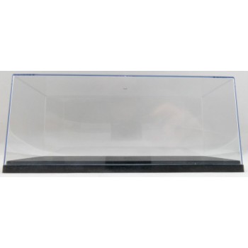 Display Case Box Show Case with Black Base for Diecast Models 1:24