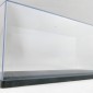 Display Case Box Show Case with Black Base for Diecast Models 1:24