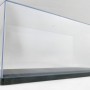 Display Case Box Show Case with Black Base for Diecast Models 1:24