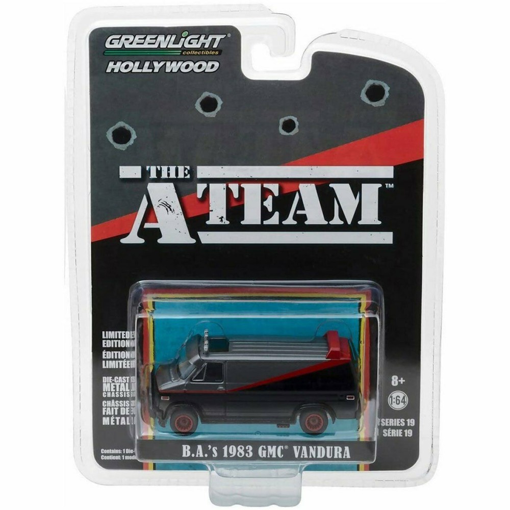 GREENLIGHT 44790-B Movie B.A.'s 1983 GMC Vandura - The A-Team (1983 - 87) - Scale 1:64
