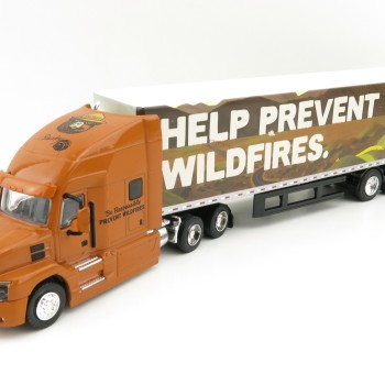 Greenlight 30323 - Mack Anthem 18 Wheeler with Trailer - Smokey Bear - 1:64 Scale