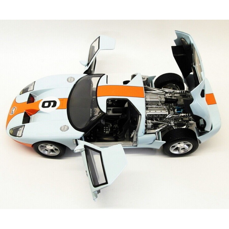 MotorMax 79639 Ford GT Concept Car Gulf Oil Livery Diecast - Scale 1:12